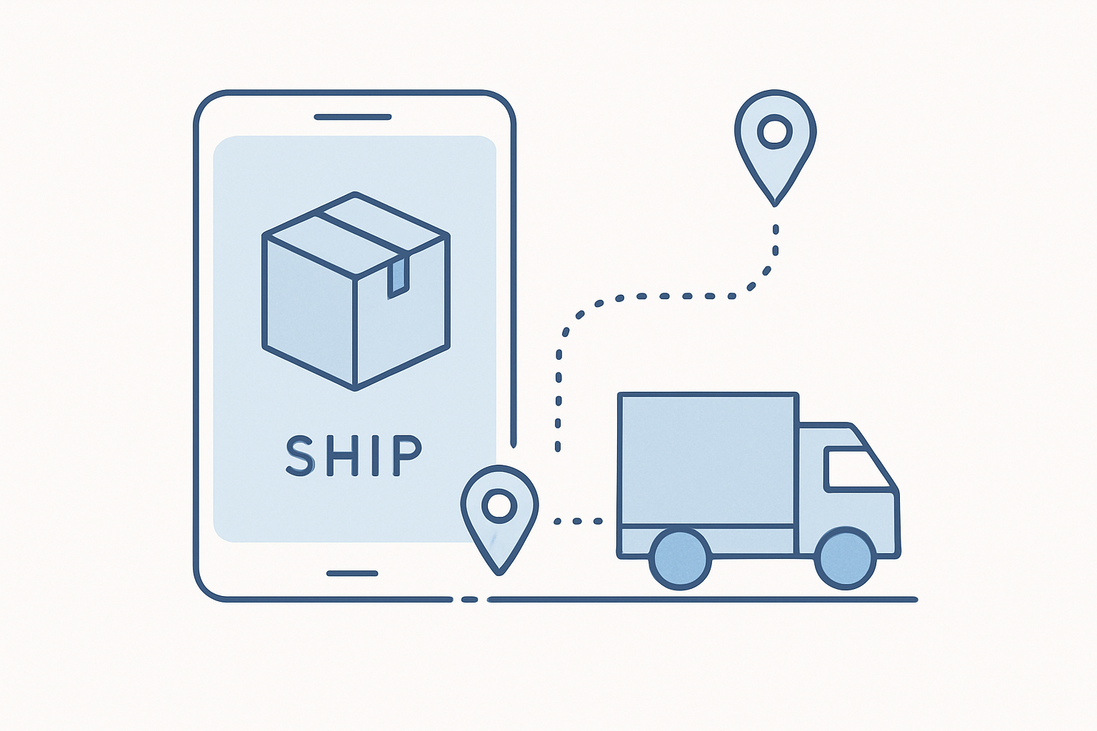 online shipping minimalist style